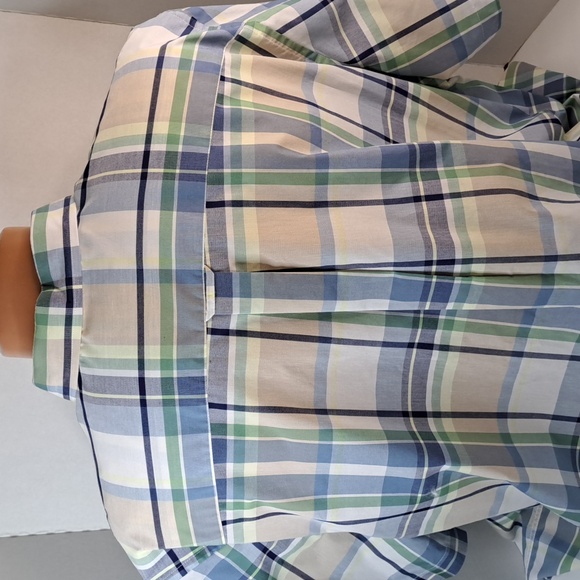 Saddlebred Men's Big & Tall Plaid Button Down Shirt 3X Easy Care - Picture 3 of 8